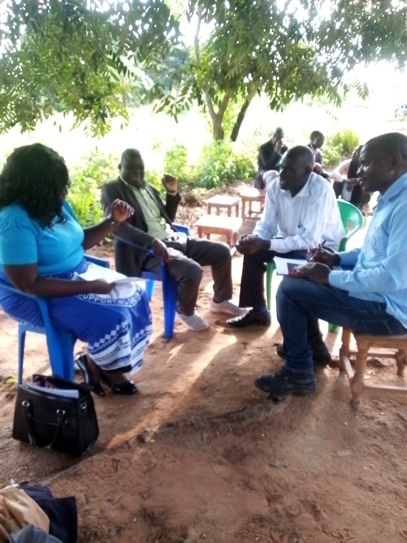 Interface meeting with Chiefs and representatives of Education, Health and members of KEYS.